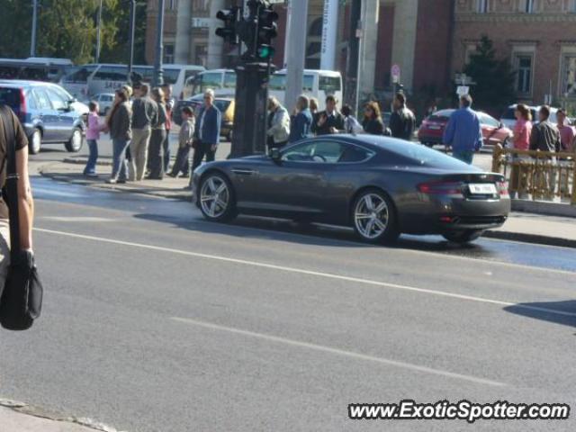 Aston Martin DB9 spotted in Budapest, Hungary