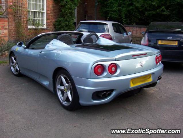 Ferrari 360 Modena spotted in Leicester, United Kingdom