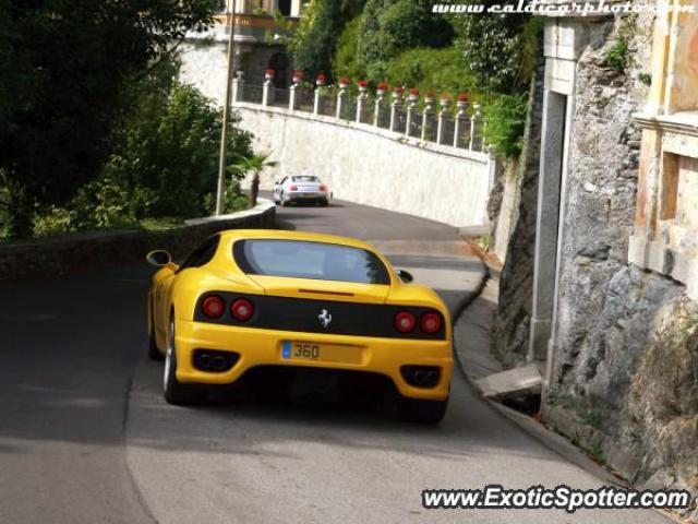 Ferrari 360 Modena spotted in Orta, Italy