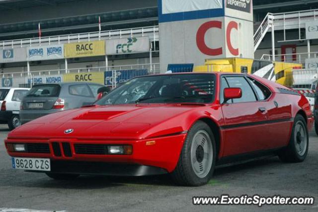 BMW M1 spotted in Montmelo (Barcelona), Spain