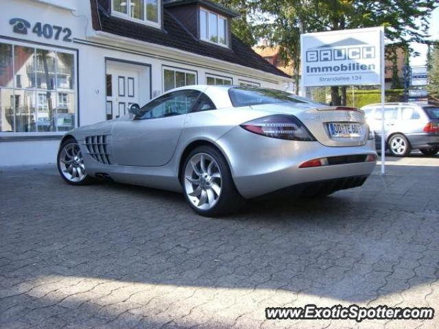 Mercedes SLR spotted in Hamburg, Germany