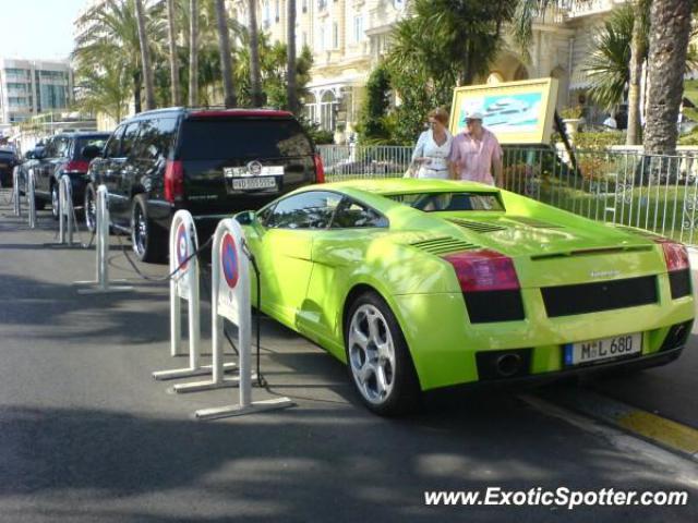 Lamborghini Gallardo spotted in Cannes, France