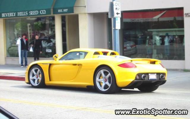 Porsche Carrera GT spotted in Beverly Hills, California