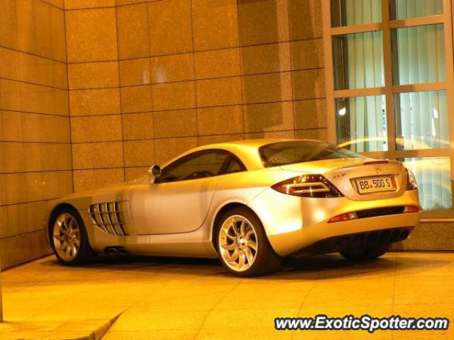Mercedes SLR spotted in Budapest, Hungary
