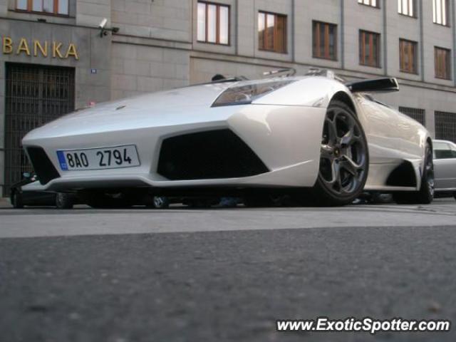 Lamborghini Murcielago spotted in Prague, Czech Republic