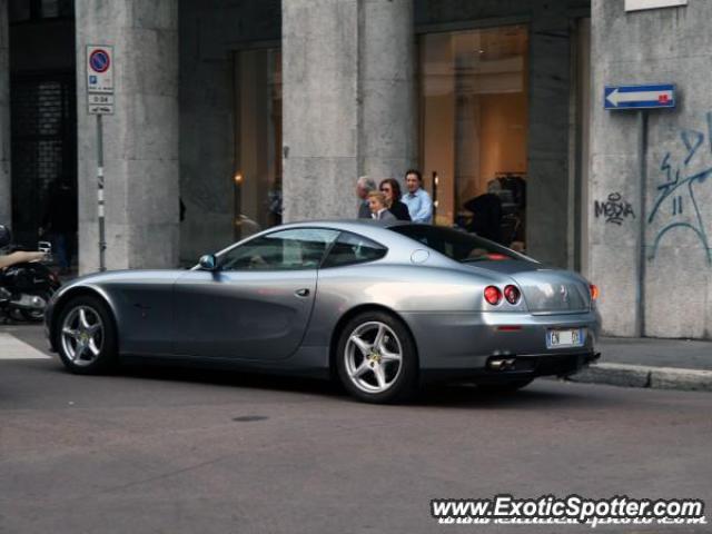 Ferrari 612 spotted in Milan, Italy
