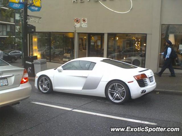 Audi R8 spotted in Vancouver, Canada