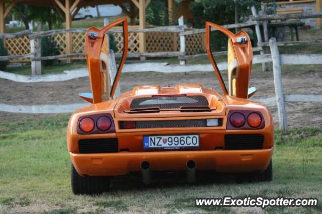 Lamborghini Diablo spotted in Bratislava, Slovenia