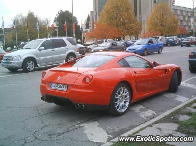 Ferrari 599GTB spotted in Sofia, Bulgaria