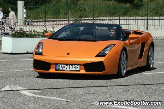Lamborghini Gallardo spotted in Bratislava - Slovakia, Slovenia