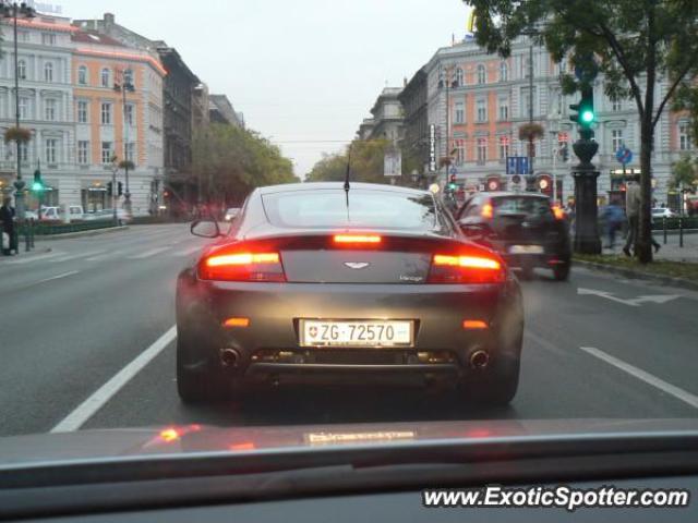 Aston Martin Vantage spotted in Budapest, Hungary