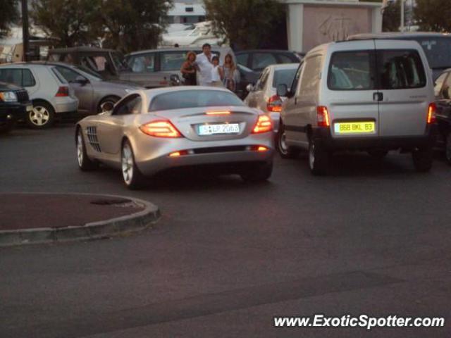 Mercedes SLR spotted in Saint tropez, France