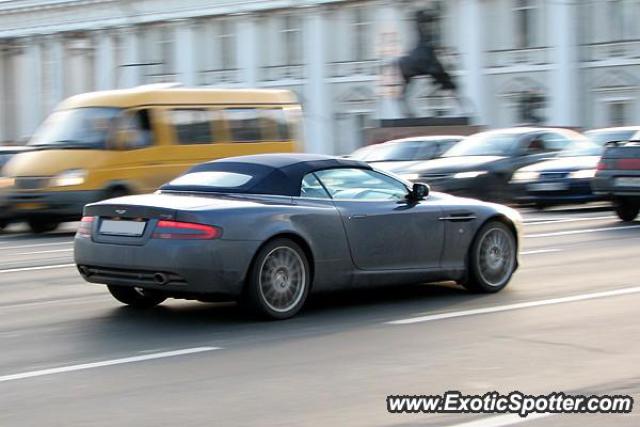 Aston Martin DB9 spotted in St. Petersburg, Russia
