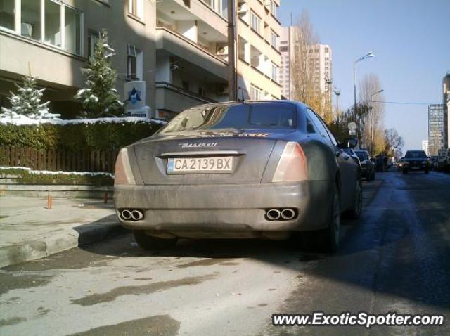 Maserati Quattroporte spotted in Sofia, Bulgaria