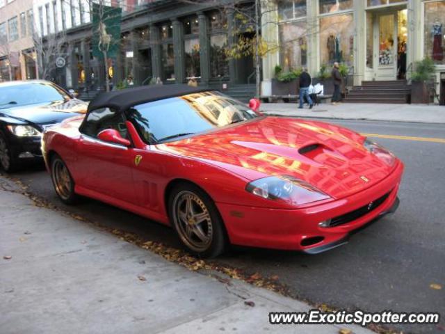 Ferrari 550 spotted in New York, New York