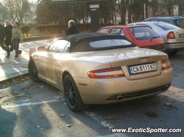 Aston Martin DB9 spotted in Sofia, Bulgaria