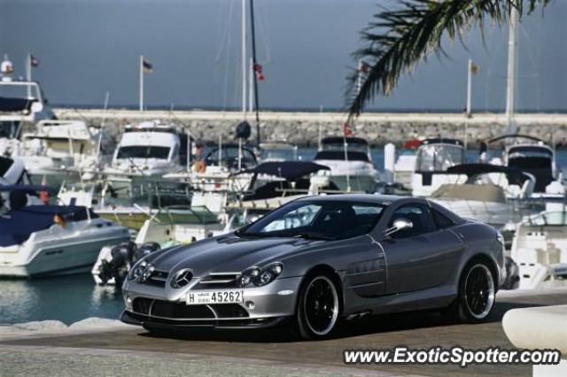 Mercedes SLR spotted in Dubai, United Arab Emirates