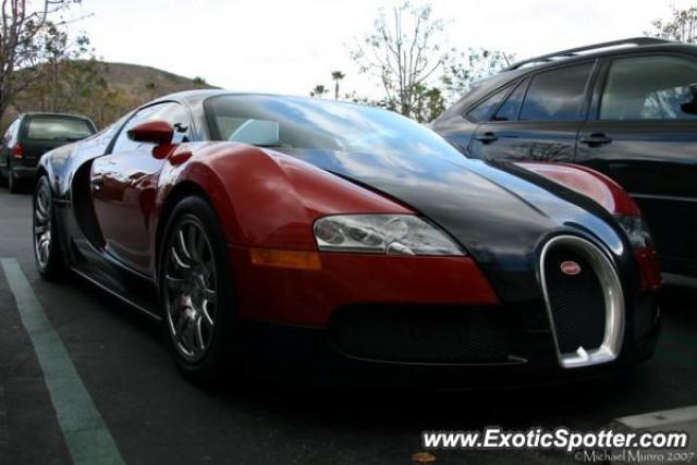 Bugatti Veyron spotted in Calabasas, California