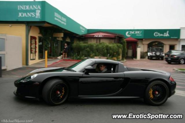 Porsche Carrera GT spotted in Malibu, California
