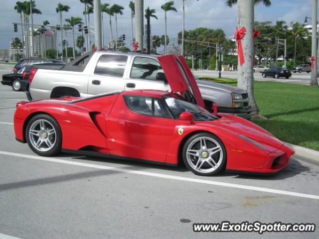 Ferrari Enzo spotted in Palm Beach, Florida