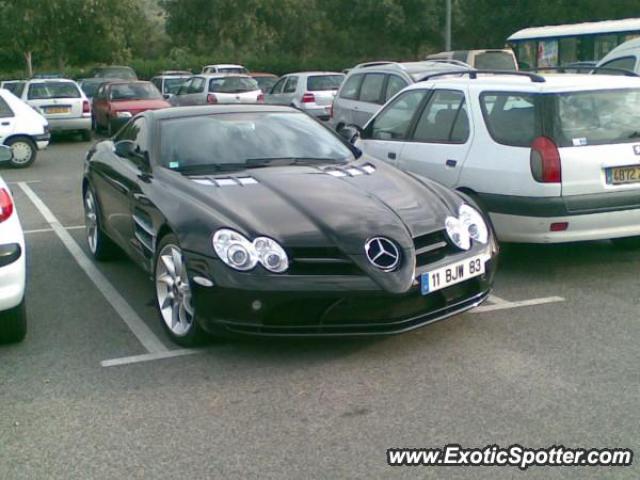 Mercedes SLR spotted in Hyeres, France