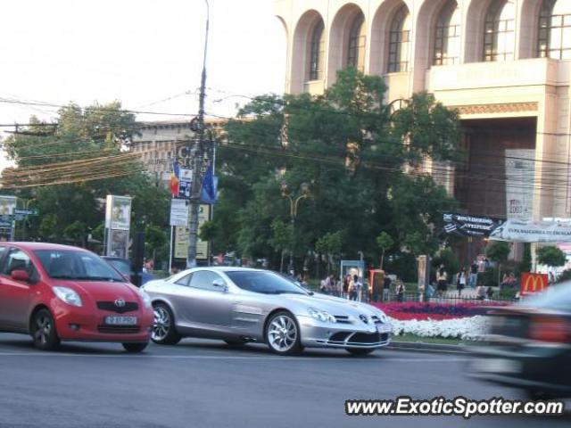 Mercedes SLR spotted in Bucharest, Romania