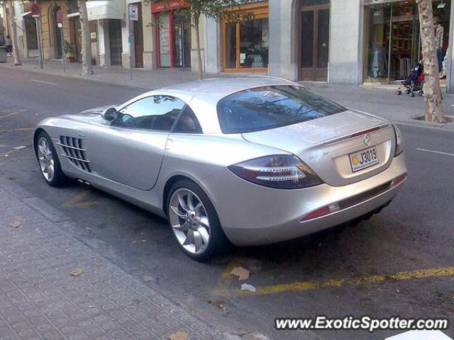 Mercedes SLR spotted in Barcelona, Spain