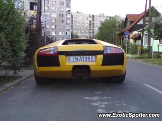 Lamborghini Murcielago spotted in Debrecen, Hungary