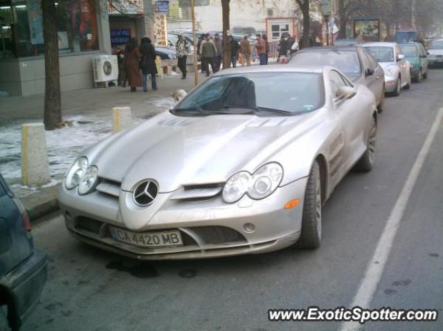 Mercedes SLR spotted in Sofia, Bulgaria