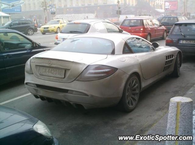 Mercedes SLR spotted in Sofia, Bulgaria