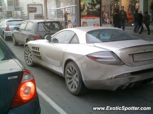 Mercedes SLR spotted in Sofia, Bulgaria