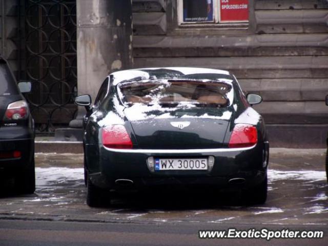 Bentley Continental spotted in Warszawa, Poland