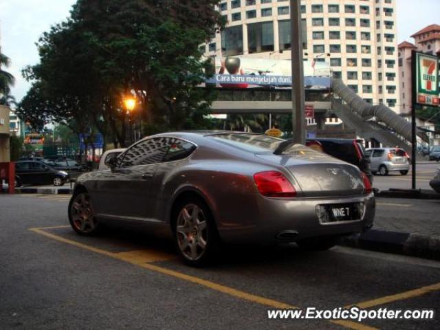 Bentley Continental spotted in Kuala Lumpur, Malaysia