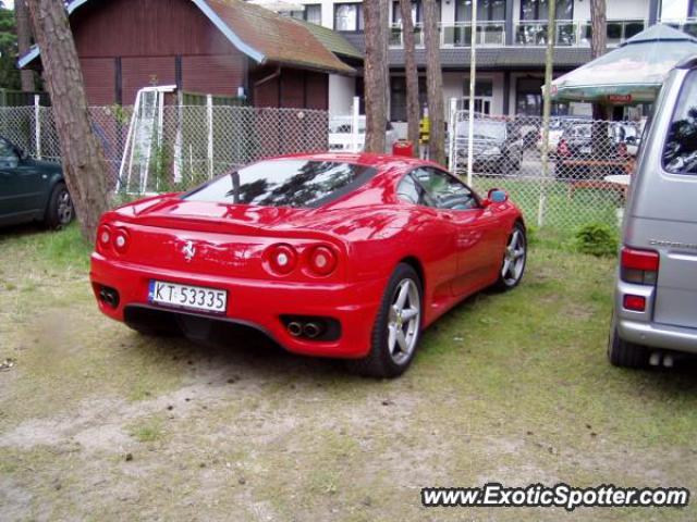 Ferrari 360 Modena spotted in Jurata, Poland
