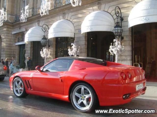 Ferrari 575M spotted in Paris, France
