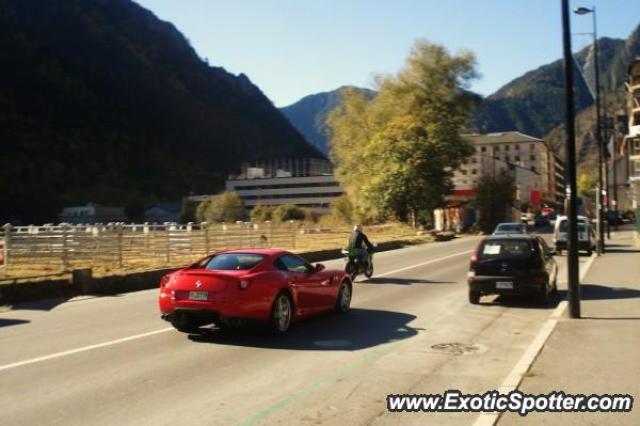 Ferrari 599GTB spotted in Unknown City, Andorra