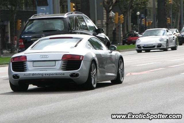Audi R8 spotted in Barcelona, Spain