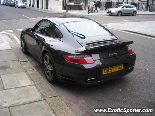Porsche 911 Turbo spotted in London, United Kingdom