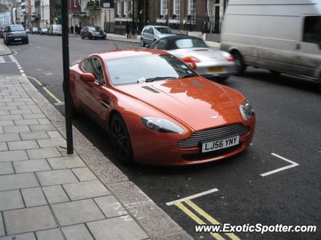 Aston Martin Vantage spotted in London, United Kingdom