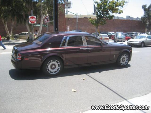 Rolls Royce Phantom spotted in Westwood, California