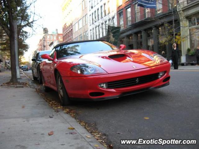 Ferrari 550 spotted in New York, New York