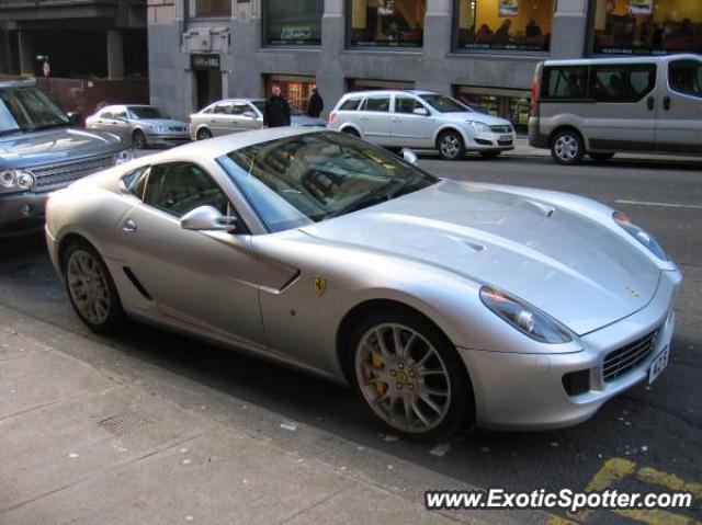 Ferrari 599GTB spotted in Glasgow, United Kingdom