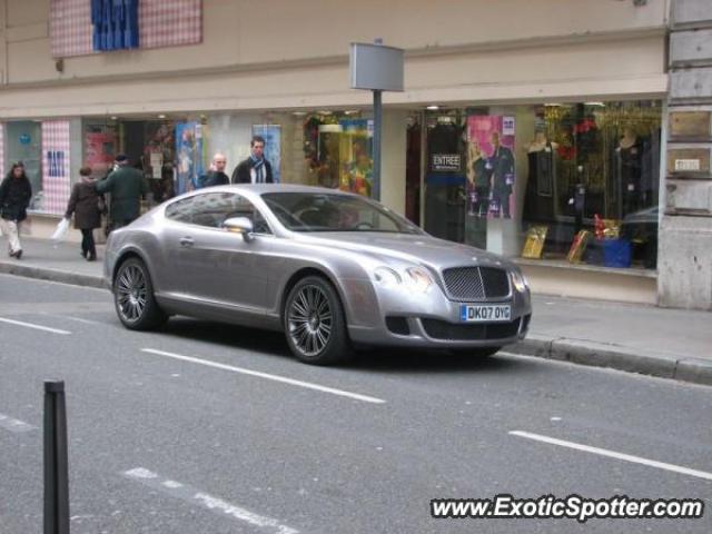 Bentley Continental spotted in Lyon, France