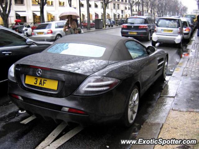 Mercedes SLR spotted in Paris, France