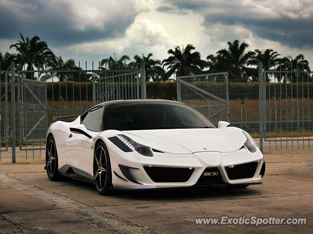 Ferrari 458 Italia spotted in Kuala Lumpur, Malaysia
