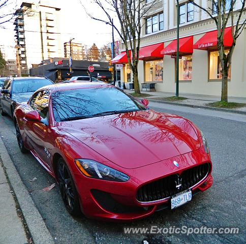 Maserati GranTurismo spotted in Vancouver, Canada