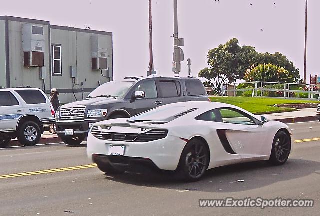 Mclaren MP4-12C spotted in Laguna Beach, California