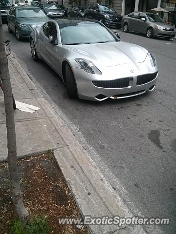 Fisker Karma spotted in Montreal, Canada