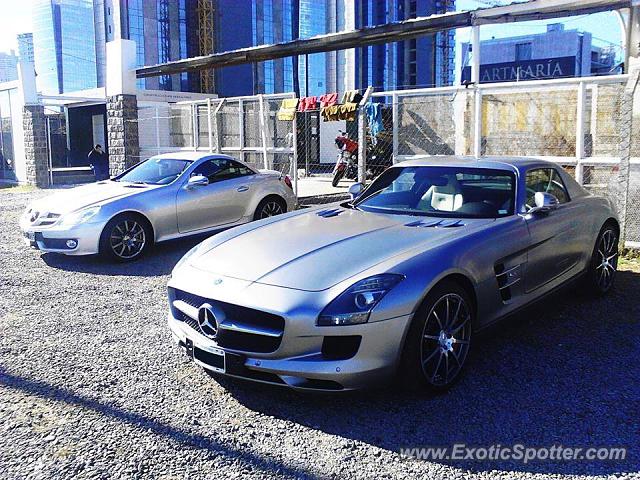 Mercedes SLS AMG spotted in Santa Fe, Argentina