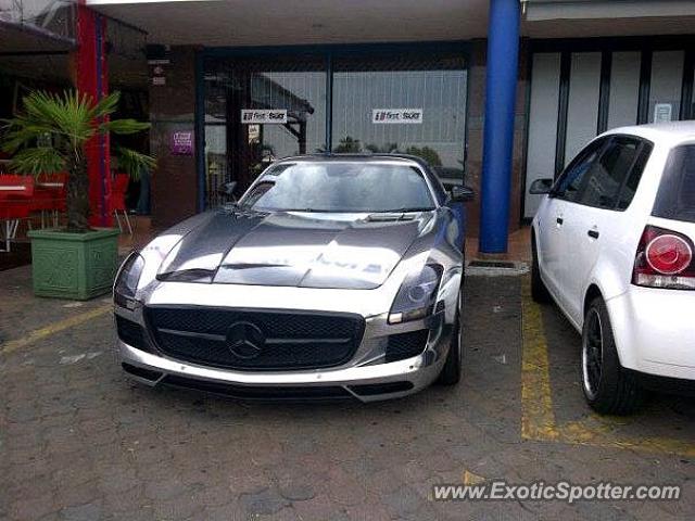 Mercedes SLS AMG spotted in Sandton, South Africa